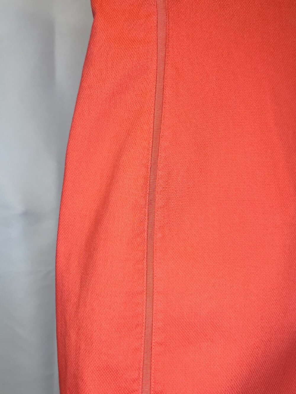 'Josie Natori' Orange Cotton Blend Sleeveless Sheath Dress - Size 6 - Picture 5 of 7